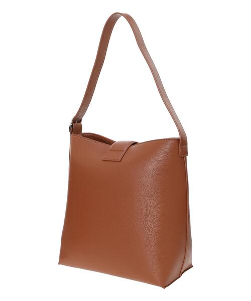 Te chichi(テチチ)の「合皮バケツワンショルダーバッグ《2025spring catalog item》(ハンドバッグ・レディース・ブラウン/ブラック・F)」の9枚目の写真
