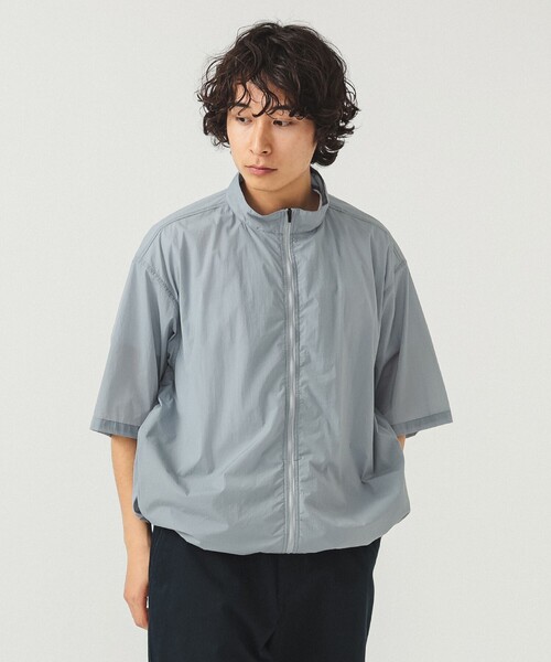 BEAMS(ビームス)の「撥水 テックシャツ(シャツ/ブラウス・メンズ・ライトグレー/ブラック・S/XL/L/M)」の6枚目の写真