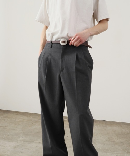 SEVEN BY SEVEN(セブンバイセブン)の「SEVEN BY SEVEN/セブン バイ セブン ENGRAVED BUCKLENARROW LEATHER BELT ベルト メンズ 夏物 夏服(ベルト・メンズ・ブラウン/ブラック・S/M)」の15枚目の写真