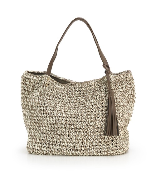 T・S・L（ティーエスエル）の「ビッグペーパートートバッグ（かごバッグ・レディース・ブラック/モカ/ネイビー・FREE）」の18枚目の写真