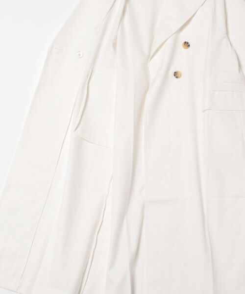 CIEL'AIR（シエルエアー）の「Short Sleeve Coat（トレンチコート・レディース・ホワイト・MEDIUM/LARGE）」の10枚目の写真