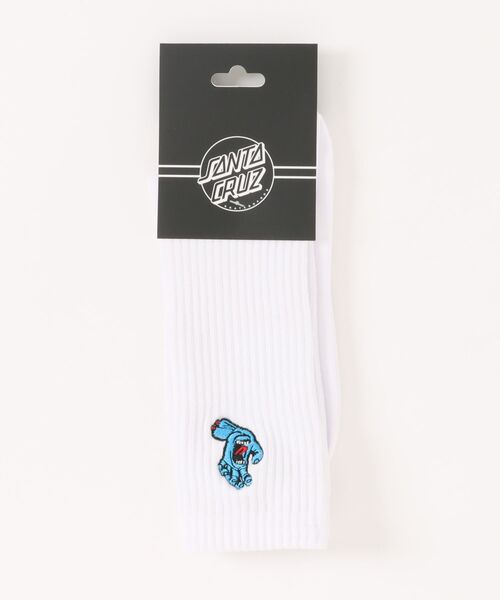SANTA CRUZ(サンタクルーズ)の「SANTACRUZ/サンタクルーズ ソックス SCREAMING MINI HAND SOCK 502256981(ソックス/靴下・メンズ・ライトイエロー/ブラック/ライトブルー/ホワイト・FREE)」の12枚目の写真