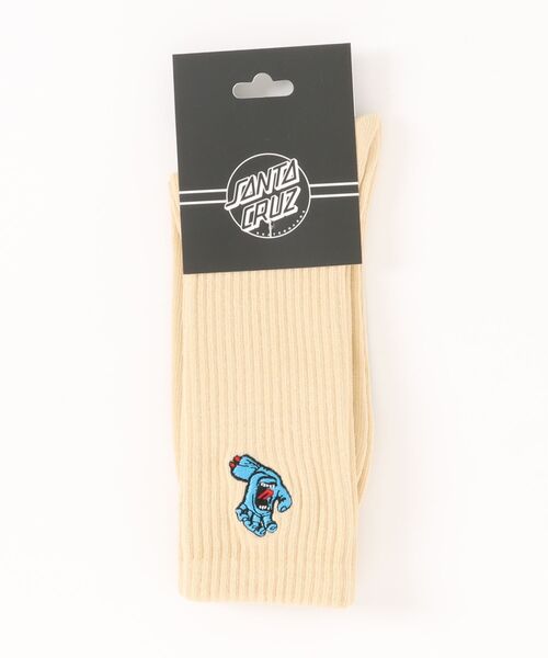 SANTA CRUZ(サンタクルーズ)の「SANTACRUZ/サンタクルーズ ソックス SCREAMING MINI HAND SOCK 502256981(ソックス/靴下・メンズ・ライトイエロー/ブラック/ライトブルー/ホワイト・FREE)」の15枚目の写真