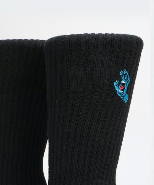 SANTA CRUZ(サンタクルーズ)の「SANTACRUZ/サンタクルーズ ソックス SCREAMING MINI HAND SOCK 502256981(ソックス/靴下・メンズ・ライトイエロー/ブラック/ライトブルー/ホワイト・FREE)」の11枚目の写真