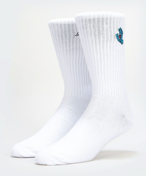 SANTA CRUZ(サンタクルーズ)の「SANTACRUZ/サンタクルーズ ソックス SCREAMING MINI HAND SOCK 502256981(ソックス/靴下・メンズ・ライトイエロー/ブラック/ライトブルー/ホワイト・FREE)」の6枚目の写真