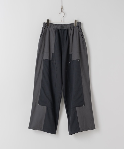 CASPER JOHN（キャスパージョン）の「Double knee waffle pants/ダブルニーワッフルパンツ（その他パンツ・メンズ・ホワイト/グレー/ブラック・LARGE/MEDIUM/SMALL/X-SMALL）」の4枚目の写真