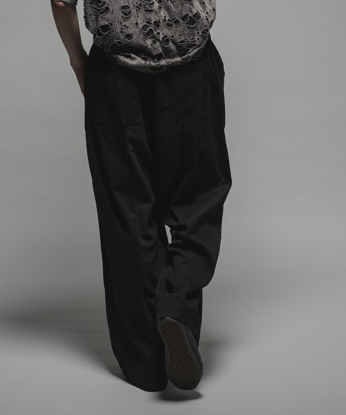 CASPER JOHN（キャスパージョン）の「Double knee waffle pants/ダブルニーワッフルパンツ（その他パンツ・メンズ・ホワイト/グレー/ブラック・LARGE/MEDIUM/SMALL/X-SMALL）」の13枚目の写真