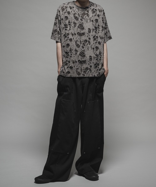 CASPER JOHN（キャスパージョン）の「Double knee waffle pants/ダブルニーワッフルパンツ（その他パンツ・メンズ・ホワイト/グレー/ブラック・LARGE/MEDIUM/SMALL/X-SMALL）」の15枚目の写真