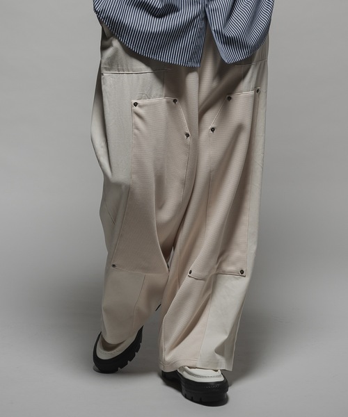 CASPER JOHN（キャスパージョン）の「Double knee waffle pants/ダブルニーワッフルパンツ（その他パンツ・メンズ・ホワイト/グレー/ブラック・LARGE/MEDIUM/SMALL/X-SMALL）」の19枚目の写真