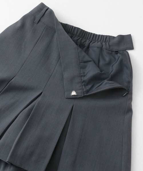 SENSE OF PLACE by URBAN RESEARCH（センスオブプレイスバイアーバンリサーチ）の「タックショートパンツ（その他パンツ・レディース・チャコールグレー/アイボリー・MEDIUM/SMALL）」の17枚目の写真