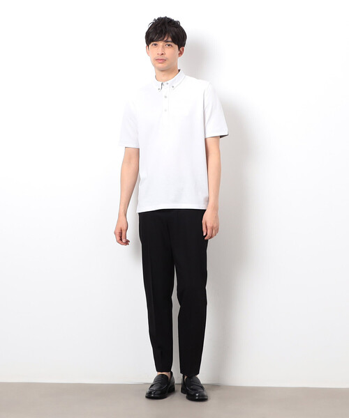COMME CA ISM（コムサイズム）の「バーズアイ ポロシャツ（ポロシャツ・メンズ・ネイビー/ブルー/グレー/ホワイト・X-LARGE/LARGE/MEDIUM）」の8枚目の写真