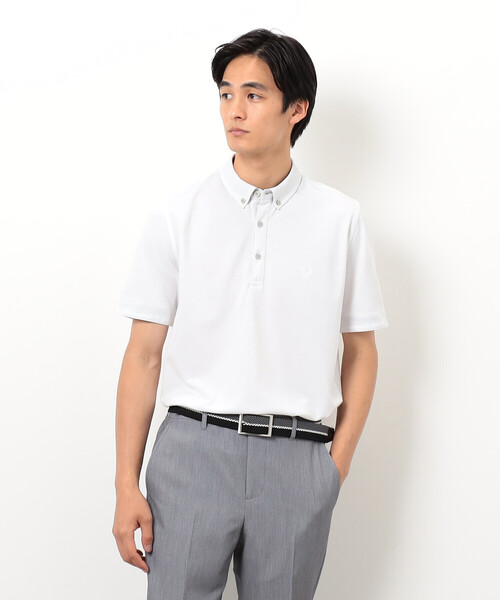 COMME CA ISM（コムサイズム）の「バーズアイ ポロシャツ（ポロシャツ・メンズ・ネイビー/ブルー/グレー/ホワイト・X-LARGE/LARGE/MEDIUM）」の11枚目の写真
