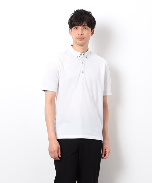 COMME CA ISM（コムサイズム）の「バーズアイ ポロシャツ（ポロシャツ・メンズ・ネイビー/ブルー/グレー/ホワイト・X-LARGE/LARGE/MEDIUM）」の15枚目の写真