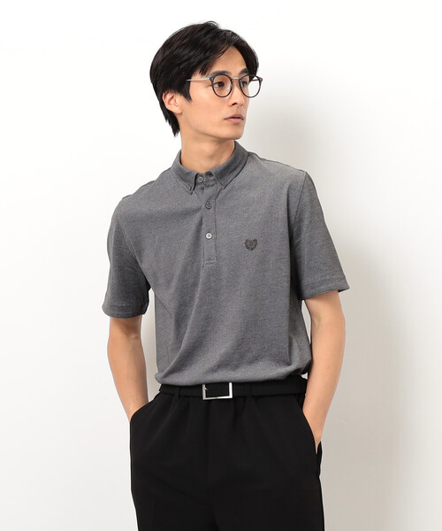 COMME CA ISM（コムサイズム）の「バーズアイ ポロシャツ（ポロシャツ・メンズ・ネイビー/ブルー/グレー/ホワイト・X-LARGE/LARGE/MEDIUM）」の20枚目の写真