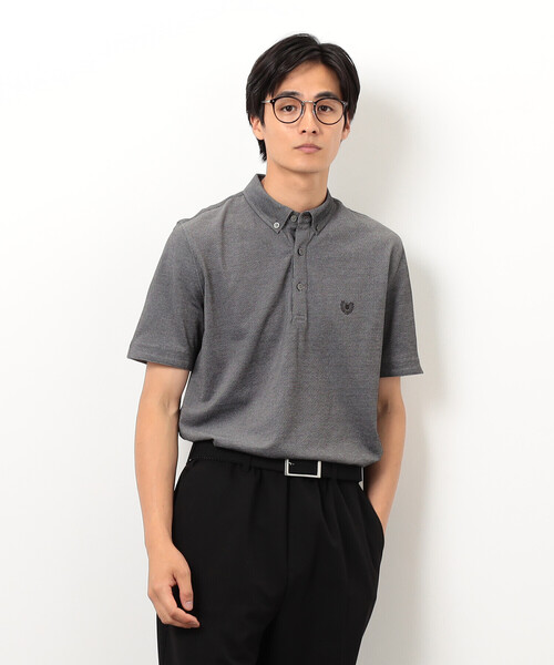COMME CA ISM（コムサイズム）の「バーズアイ ポロシャツ（ポロシャツ・メンズ・ネイビー/ブルー/グレー/ホワイト・X-LARGE/LARGE/MEDIUM）」の21枚目の写真