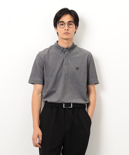 COMME CA ISM（コムサイズム）の「バーズアイ ポロシャツ（ポロシャツ・メンズ・ネイビー/ブルー/グレー/ホワイト・X-LARGE/LARGE/MEDIUM）」の22枚目の写真