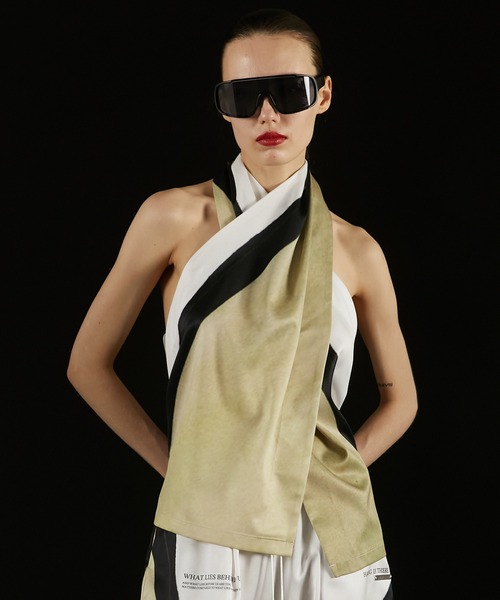 PRANK PROJECT（プランクプロジェクト）の「アートプリントクロスホルタートップ / Art Print Cloth Halter Top（その他トップス・レディース・マルチ・FREE）」の9枚目の写真