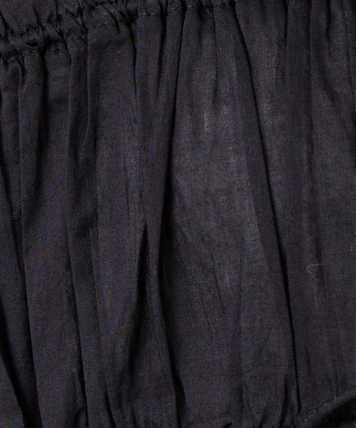 Rouge vif la cle（ルージュヴィフラクレ）の「【Le Melange/ル・メランジュ】コットンギャザーブラウス/ギャザー/リボン/機能素材【WEB限定】（シャツ/ブラウス・レディース・ホワイト/イエロー/オレンジ/ブラック・フリー）」の21枚目の写真