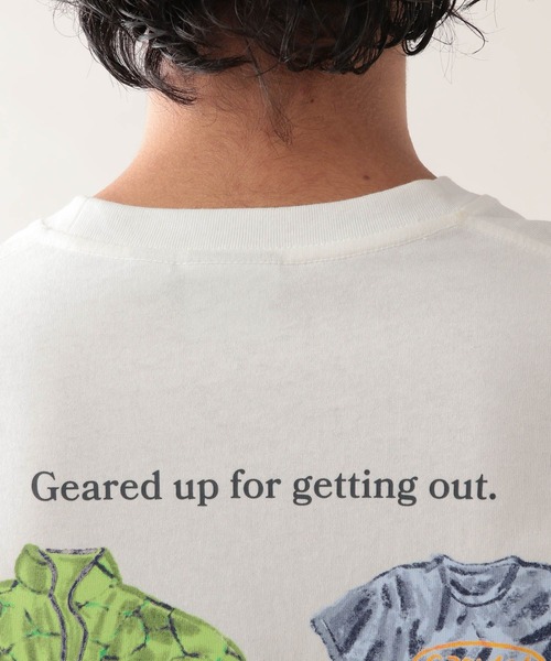 Gramicci(グラミチ)の「【GRAMICCI/グラミチ】アウトドアバックプリントTシャツ(Tシャツ/カットソー・メンズ・ホワイト/ベージュ・MEDIUM/LARGE)」の17枚目の写真