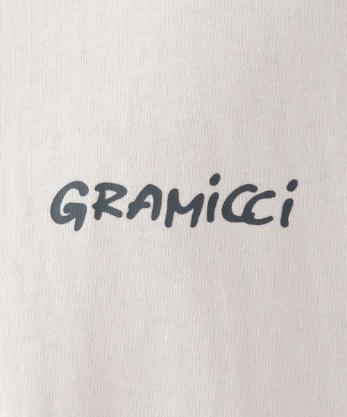 Gramicci(グラミチ)の「【GRAMICCI/グラミチ】アウトドアバックプリントTシャツ(Tシャツ/カットソー・メンズ・ホワイト/ベージュ・MEDIUM/LARGE)」の21枚目の写真