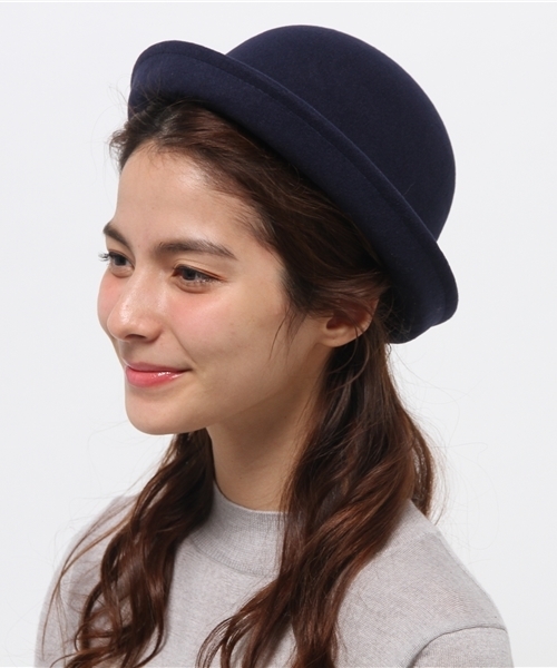 WEGO（ウィゴー）の「WEGO/ボーラーハット（ハット・レディース・その他2/その他1/その他3/ワイン/ベージュ/ネイビー/ライトベージュ・FREE）」の14枚目の写真