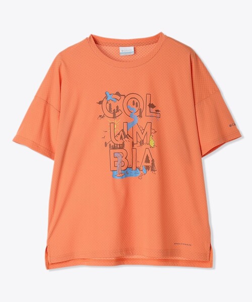 tシャツ Columbia／ウィメンズローハイクオムニフリーズ ショートスリーブTシャツ／コロンビア／冷却／吸湿・速乾／UVカット／半袖Tシャツ レデ Columbia／ウィメンズローハイクオムニフリーズ ショート