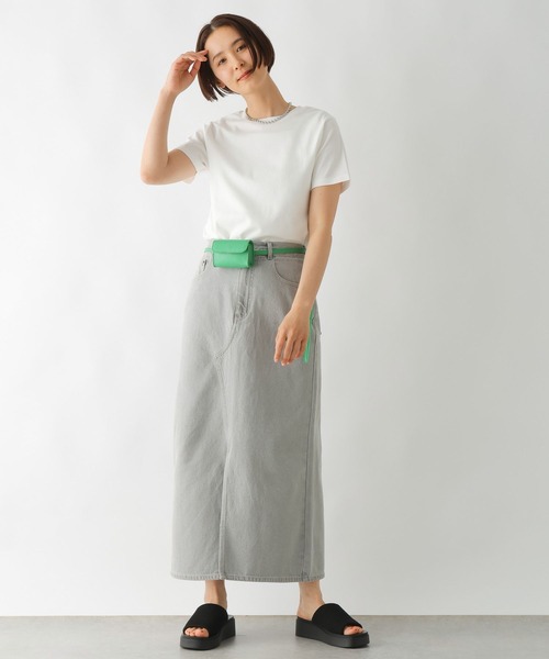 LEPSIM（レプシィム）の「スムースベーシックT　242861（Tシャツ/カットソー・レディース・ブラック/オフホワイト・FREE）」の17枚目の写真