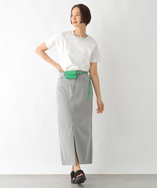 LEPSIM（レプシィム）の「スムースベーシックT　242861（Tシャツ/カットソー・レディース・ブラック/オフホワイト・FREE）」の19枚目の写真