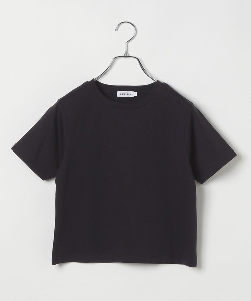 LEPSIM（レプシィム）の「スムースベーシックT　242861（Tシャツ/カットソー・レディース・ブラック/オフホワイト・FREE）」の14枚目の写真