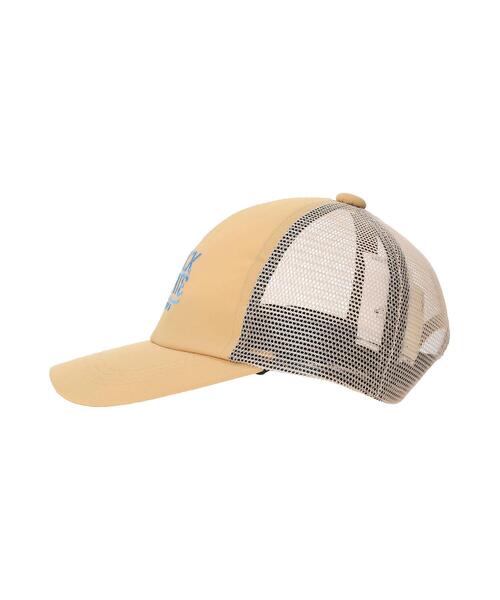 Samansa Mos2 Lagom（サマンサモスモスラーゴム）の「ロゴ刺繍メッシュキャップ（ハット・キッズ・マスタード/ネイビー・中(M)/大(L)）」の5枚目の写真