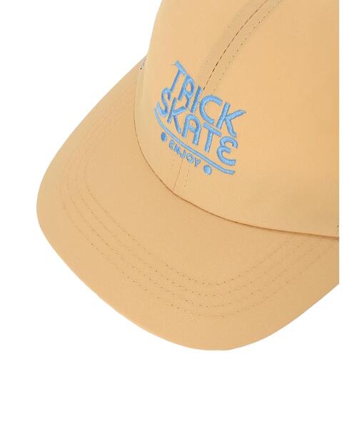 Samansa Mos2 Lagom（サマンサモスモスラーゴム）の「ロゴ刺繍メッシュキャップ（ハット・キッズ・マスタード/ネイビー・中(M)/大(L)）」の7枚目の写真