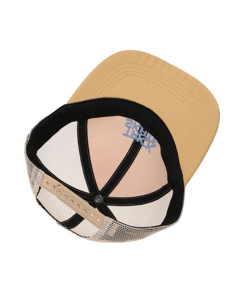 Samansa Mos2 Lagom（サマンサモスモスラーゴム）の「ロゴ刺繍メッシュキャップ（ハット・キッズ・マスタード/ネイビー・中(M)/大(L)）」の10枚目の写真