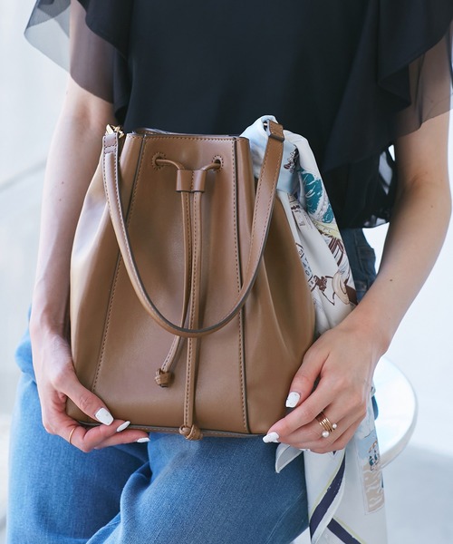 ROPE' PICNIC(ロペピクニック)の「2WAYドロストショルダーバッグ(ショルダーバッグ・レディース・ブラック/ブルー系その他4/ブラウン/ベージュ系その他・FREE)」の3枚目の写真