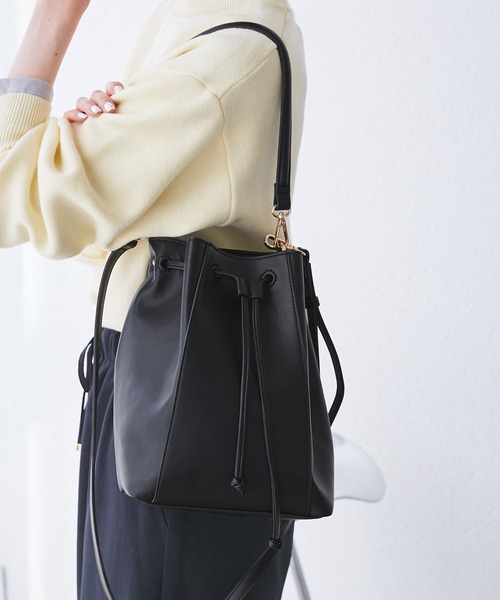 ROPE' PICNIC(ロペピクニック)の「2WAYドロストショルダーバッグ(ショルダーバッグ・レディース・ブラック/ブルー系その他4/ブラウン/ベージュ系その他・FREE)」の5枚目の写真