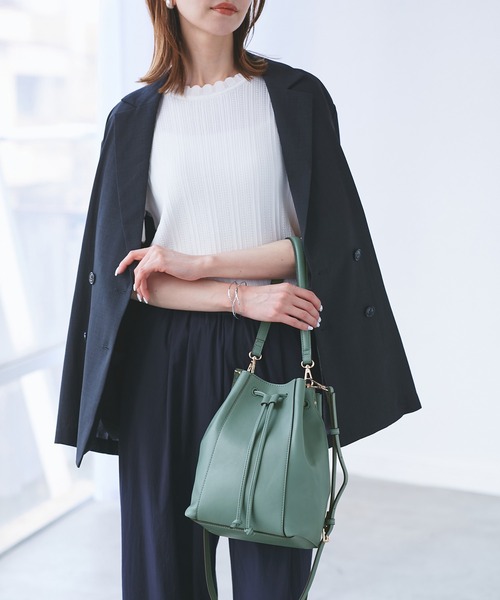 ROPE' PICNIC(ロペピクニック)の「2WAYドロストショルダーバッグ(ショルダーバッグ・レディース・ブラック/ブルー系その他4/ブラウン/ベージュ系その他・FREE)」の16枚目の写真