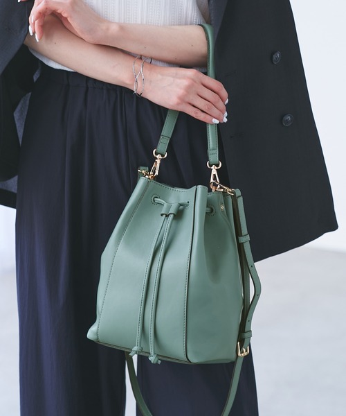 ROPE' PICNIC(ロペピクニック)の「2WAYドロストショルダーバッグ(ショルダーバッグ・レディース・ブラック/ブルー系その他4/ブラウン/ベージュ系その他・FREE)」の17枚目の写真