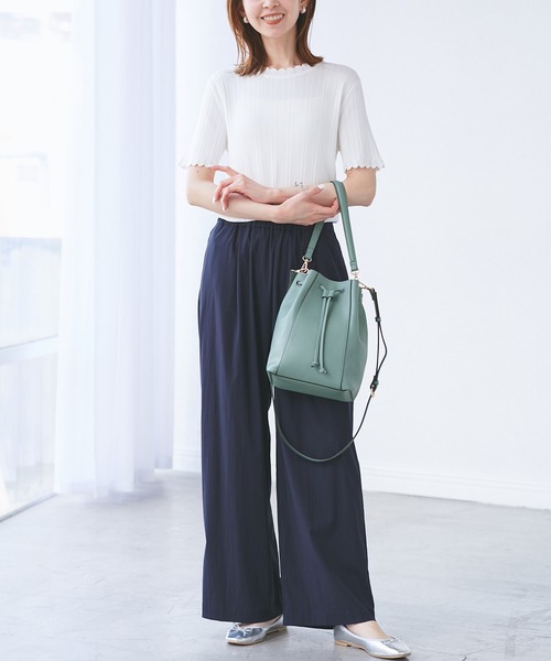 ROPE' PICNIC(ロペピクニック)の「2WAYドロストショルダーバッグ(ショルダーバッグ・レディース・ブラック/ブルー系その他4/ブラウン/ベージュ系その他・FREE)」の19枚目の写真