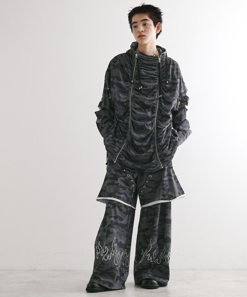 tk.TAKEO KIKUCHI（ティーケータケオキクチ）の「K’PJT by AOI 『Lightweight Parka』（パーカー・メンズ・ブラック系/ブラック・88/66）」の22枚目の写真