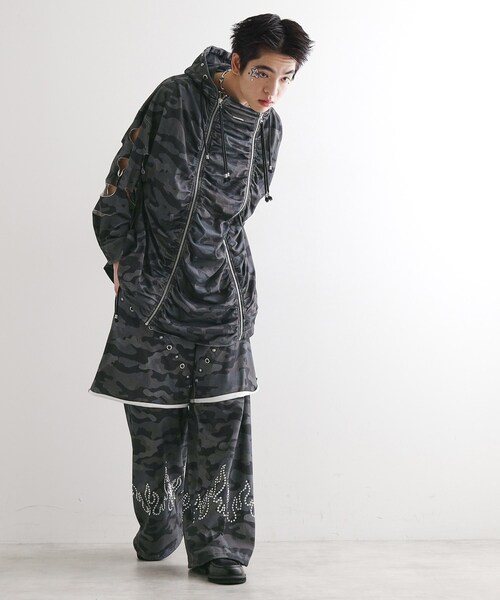 tk.TAKEO KIKUCHI（ティーケータケオキクチ）の「K’PJT by AOI 『Lightweight Parka』（パーカー・メンズ・ブラック系/ブラック・88/66）」の21枚目の写真