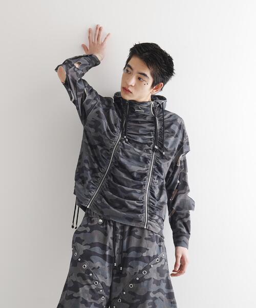 tk.TAKEO KIKUCHI（ティーケータケオキクチ）の「K’PJT by AOI 『Lightweight Parka』（パーカー・メンズ・ブラック系/ブラック・88/66）」の7枚目の写真