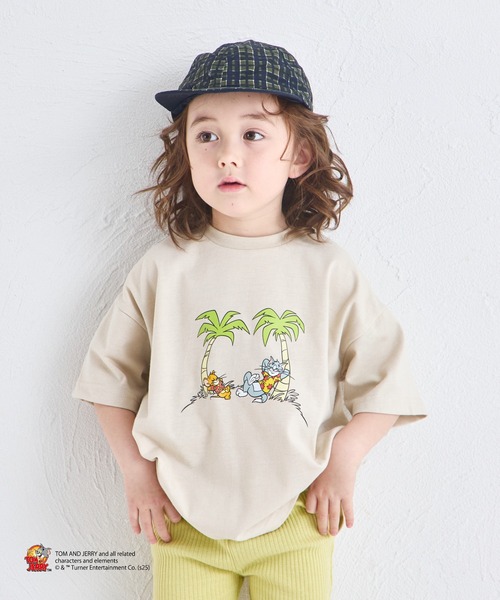 キャラクター プリント 半袖Tシャツ L セール】【トムとジェリー】 キャラクタープリント 半袖Tシャツ
