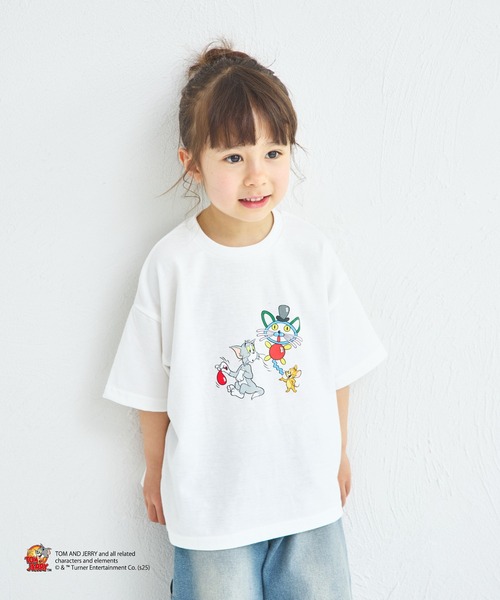キャラクター プリント 半袖Tシャツ L セール】【トムとジェリー】 キャラクタープリント 半袖Tシャツ