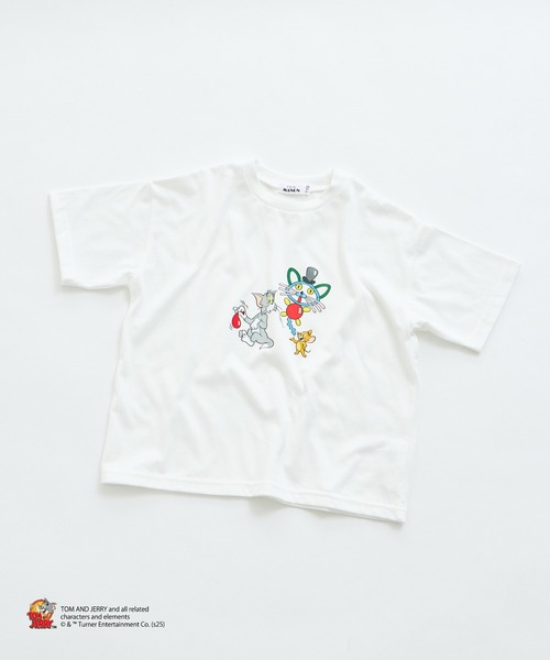 キャラクター プリント 半袖Tシャツ L セール】【トムとジェリー】 キャラクタープリント 半袖Tシャツ
