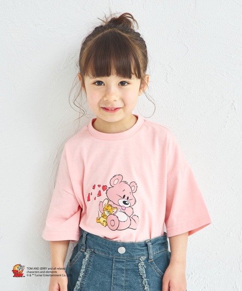 キャラクター プリント 半袖Tシャツ L セール】【トムとジェリー】 キャラクタープリント 半袖Tシャツ