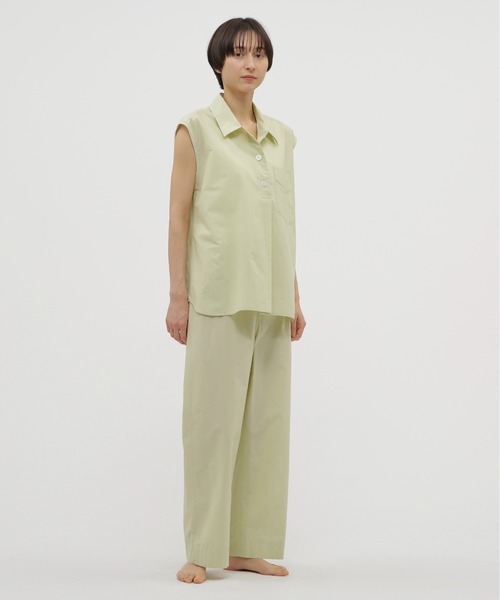 MARGARET HOWELL(マーガレットハウエル)の「COTTON POPLIN WITH PLAX(シャツ/ブラウス・レディース・ライトグリーン・FREE)」の5枚目の写真
