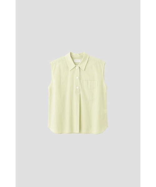 MARGARET HOWELL(マーガレットハウエル)の「COTTON POPLIN WITH PLAX(シャツ/ブラウス・レディース・ライトグリーン・FREE)」の2枚目の写真