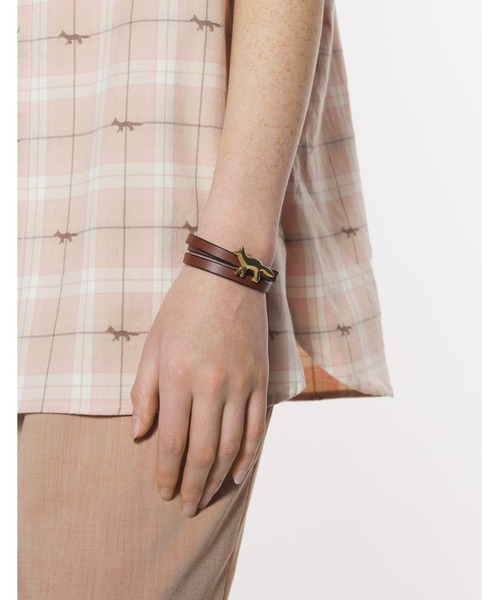 アクセサリー Maison Kitsune PROFILE FOX BRACELET PROFILE FOX BRACELET | Maison Kitsuné