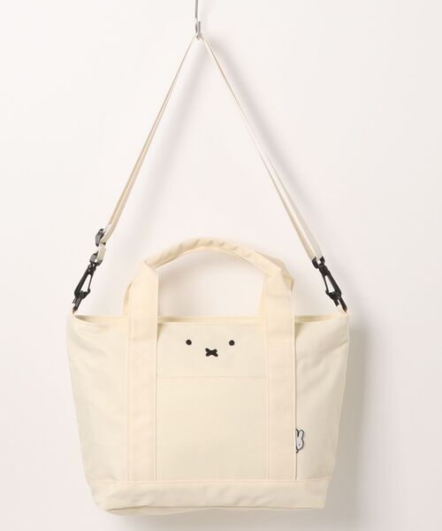 Miffy（ ミッフィー）の「【miffy/ミッフィー】 横型トートバッグ（トートバッグ・レディース・ブラック/アイボリー/ブラウン系その他・FREE）」の14枚目の写真