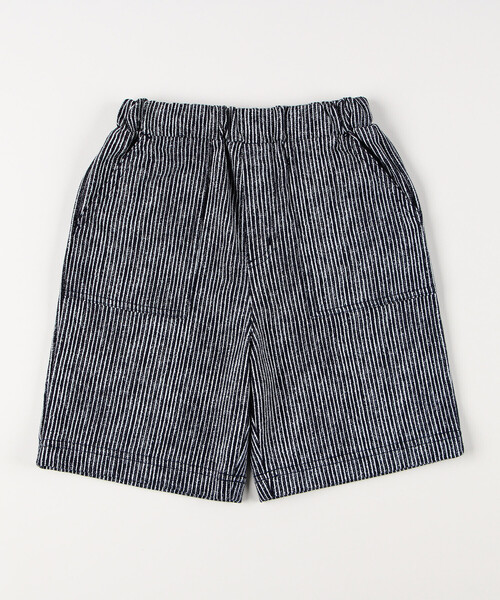 COMME CA ISM（コムサイズム）の「ヒッコリープリント ハーフパンツ（その他パンツ・キッズ・キナリ/ネイビー・110cm/100cm/120cm/130cm/140cm/150cm）」の8枚目の写真