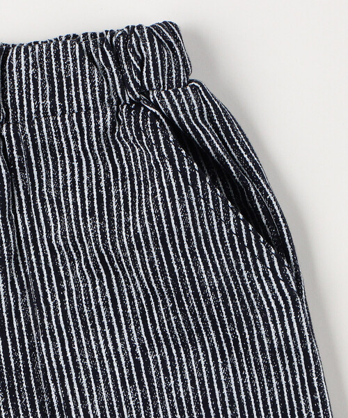 COMME CA ISM（コムサイズム）の「ヒッコリープリント ハーフパンツ（その他パンツ・キッズ・キナリ/ネイビー・110cm/100cm/120cm/130cm/140cm/150cm）」の5枚目の写真